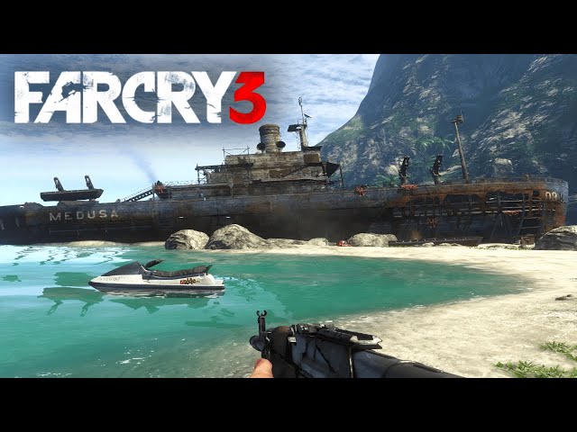 Destroying weapon cache Far Cry 3 walkthrough part 3 HD PC gameplay