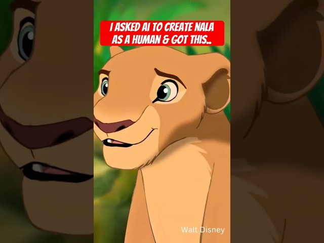 Nala from The Lion King reimagined as human by AI! Whoa!! 😳 😱 #lionkingthegift #lionking