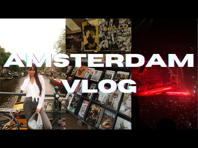 AMSTERDAM VLOG | What to do, what to see | Doja Cat live