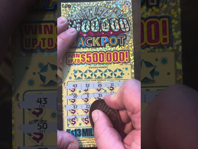 $20 $500K JACKPOT WASHINGTON STATE LOTTERY #24 #lottery #scratchofftickets