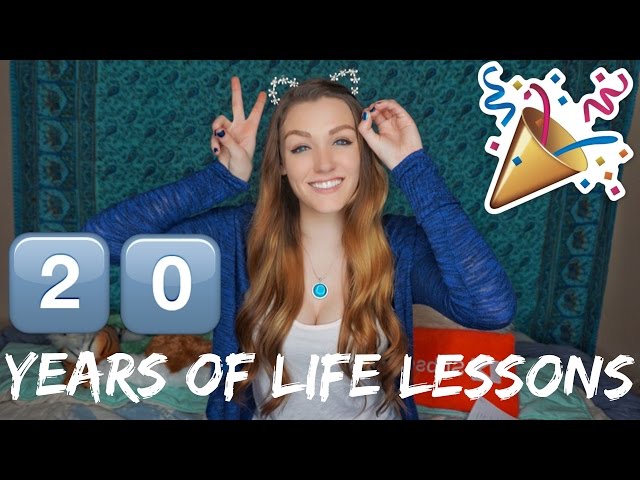 20 THINGS I'VE LEARNED IN 20 CRAZY YEARS | ALLY HARDESTY