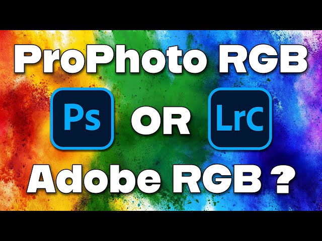 SERIOUSLY??? 🤷‍♂️ WHY ARE YOU USING ProPhoto RGB???