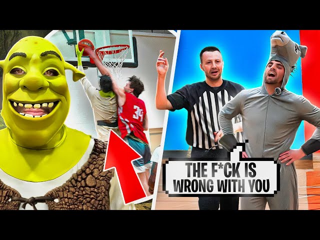 He Hit Shrek in the Face! | Shrek Characters Play Basketball