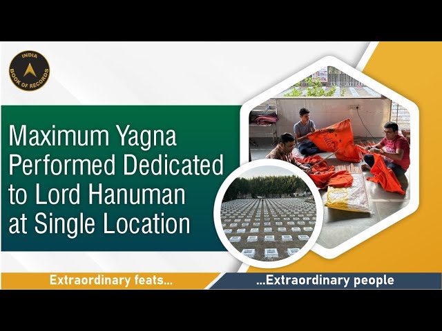 Maximum Yagna Performed Dedicated to Lord Hanuman at Single Location