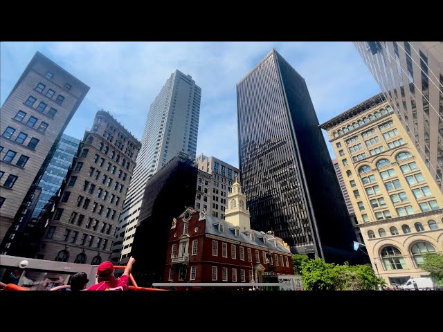 Visit BOSTON, Downtown Boston Big Bus Tour USA Vlog