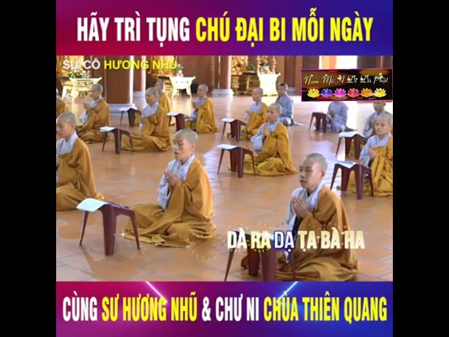 Trì Tụng Chú Đại Bi (sư Hương Nhũ&Chư Ni Chùa Thiên Quang)