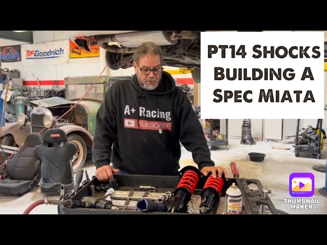 PT14 How TO Build A Spec Miata. Shock Installation, Autocross, MX5, Track Car