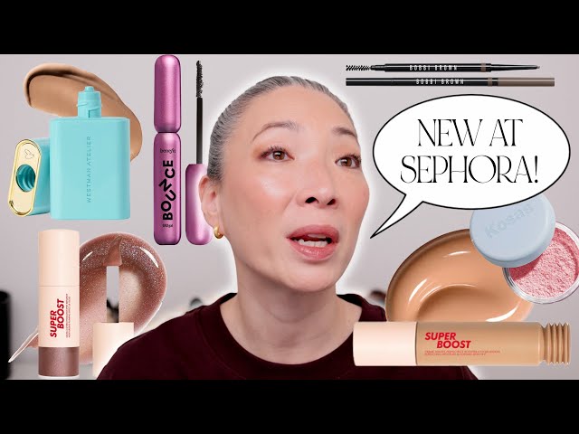 NEW AT SEPHORA! Try-On With Me - Westman Atelier | Make Up For Ever | Kosas | Bobbi Brown | Benefit