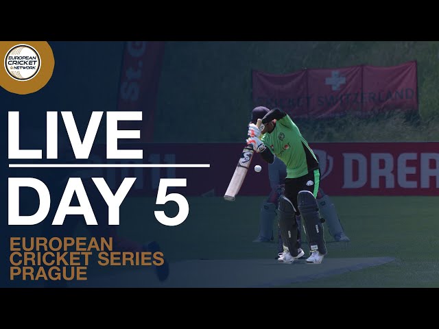 🔴 European Cricket Series Prague Day 5 | Cricket Live Stream