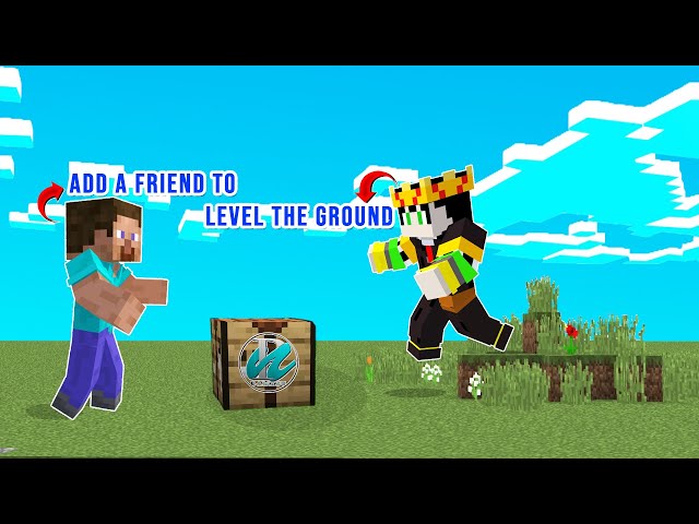 Add a Friend to level the Ground Minecraft😁 I@PeehanGaming