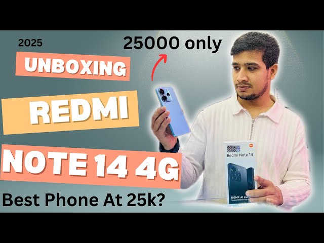 Redmi Note 14 4g Unboxing | Best phone at 25k | Best midrange phone of 2025 in Nepal ?