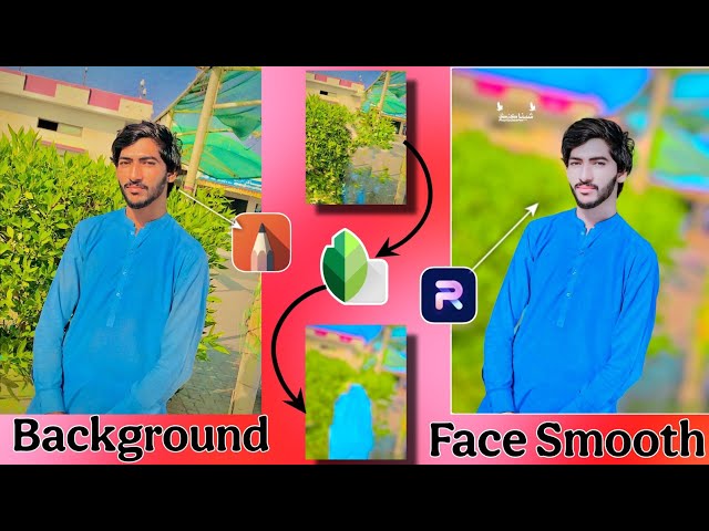 Sketchbook Face Smooth Picture Editing | PicsArt Background Blur Editing | Photo Editing