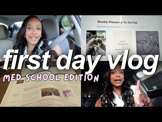 First Day of Medical School Vlog | Surviving Med School S2E2#medschool #vlog #firstdayofschool