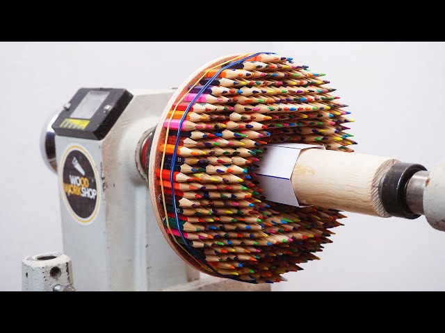 Woodturning - Pencil Donut