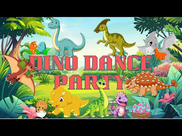 Dino Dance Party | Fun Dinosaur Song for Kids | Learn, Sing, and Dance!