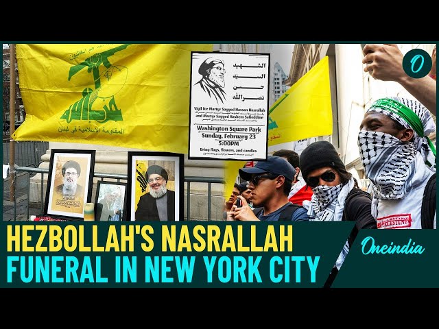 U.S Breaking VIDEO: Hezbollah's Nasrallah's 'Disturbing' Funeral In New York Amid Massive Clashes