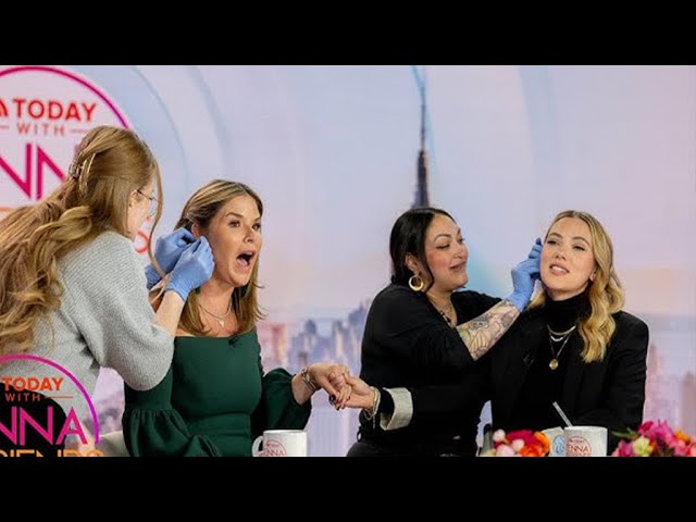 Scarlett Johansson and Jenna Bush Hager Get Matching ‘Best Friend Piercings’ Live on the Today Show