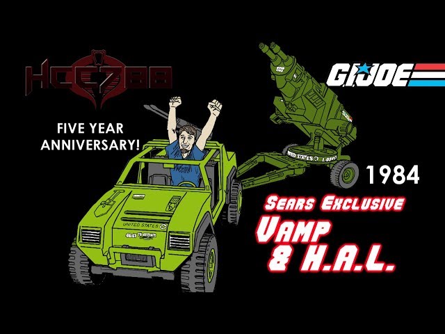 HCC788 - 1984 Sears VAMP and HAL - 5 YEAR ANNIVERSARY! G.I. Joe toy review!