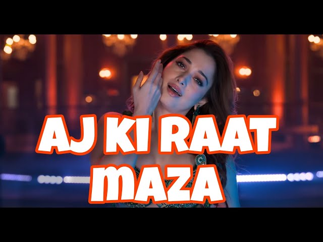 Aj ki raat maza husn ka aankhon se lijiye old song√ Stree2.. Bollywood Hindi Song2024