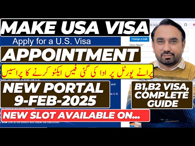 Make USA Visa Interview Appointment | NEW PORTAL 2025 |Complete Step by Step Guide