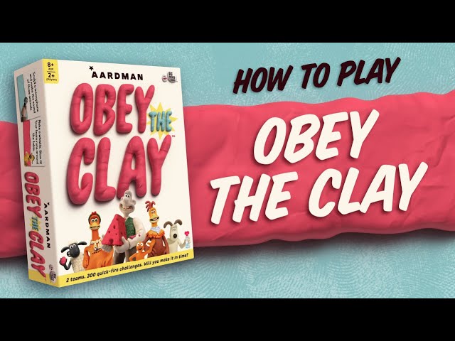 How to Play Obey the Clay: An action-packed family challenge game by Aardman