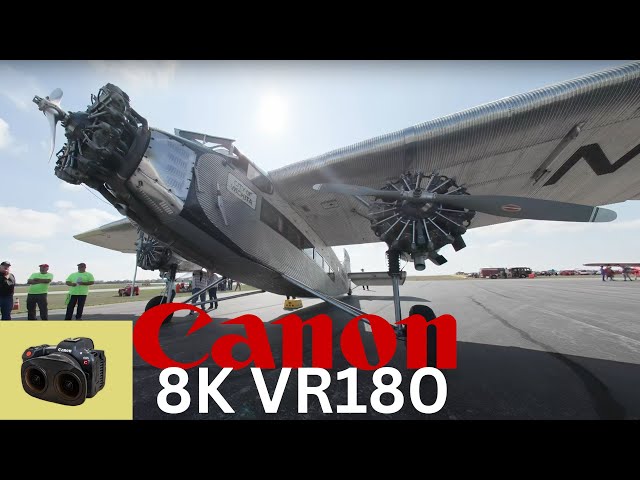 1928 Ford Tri-Motor 5-AT-B at Wings & Wheels Car Show Findlay Ohio 2023 Canon 8K60 VR180