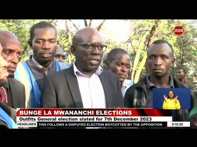 Five candidates to vie for Bunge La Mwananchi Presidency, election slated for 7th December 2023