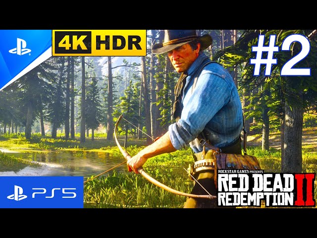 Arthur Hunting for the Gang RED DEAD REDEMPTION 2 GAMEPLAY WALKTHROUGH PART 2 4K HDR  #4k #rdr2 #ps