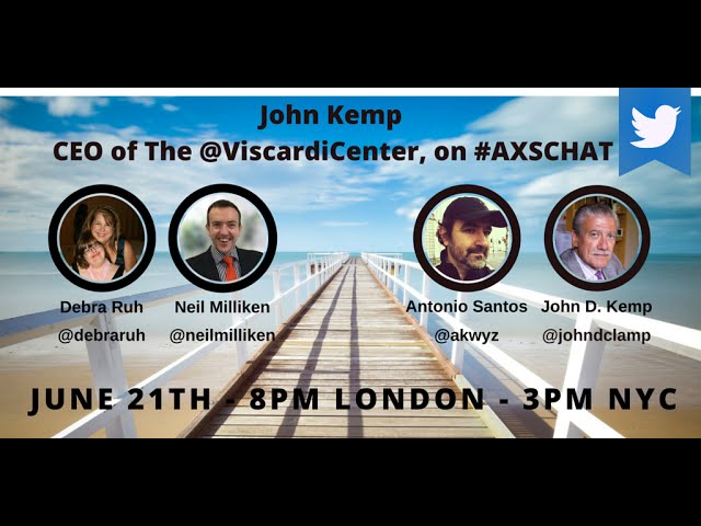 AXSchat  with John Kemp.CEO of the Viscardi Center.