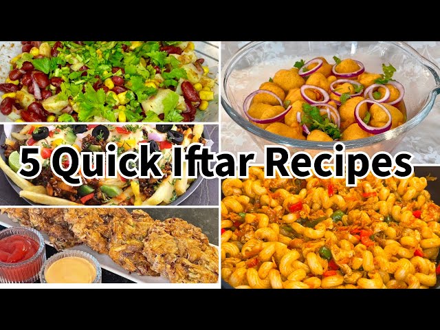 Quick and easy recipes for Iftar | Ramadan special Recipes