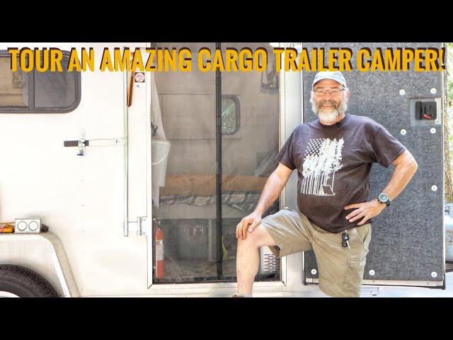 Tour the Best Cargo Trailer Camper Conversion I’ve seen!