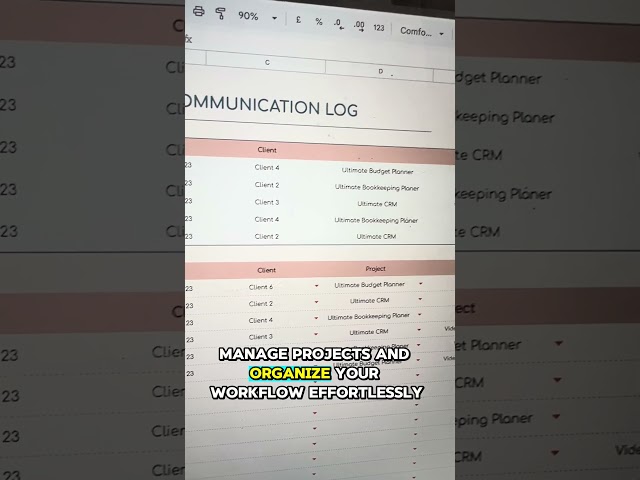 📉 Losing Track of Finances & Clients? These Spreadsheets Fix It Instantly! ✅