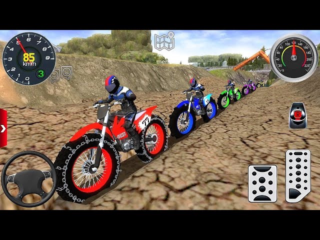 Motocross Dirt Bikes driving Extreme Off-Road Offroad Outlaws motor bike Game Android Mud Gameplay