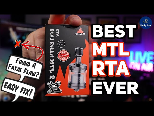 BEST MTL RTA Hellvape Dead Rabbit MTL 2 Unboxing Review Repair