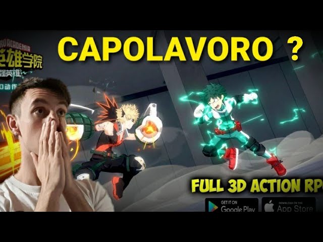 ARRIVA MY HERO ACADEMIA THE STRONGEST HERO PER  ANDROID!!  FINALMENTE!