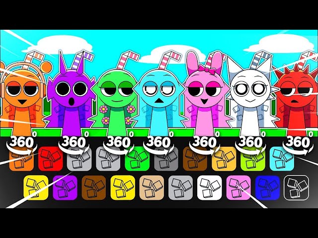 Incredibox Sprunki OC - Incredibox Sprunki: But Everyone is Aqua | Incredibox Sprunki 360 Animation