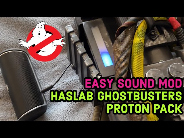 EASY SOUND MOD - Haslab Ghostbusters PROTON PACK 👻🔊