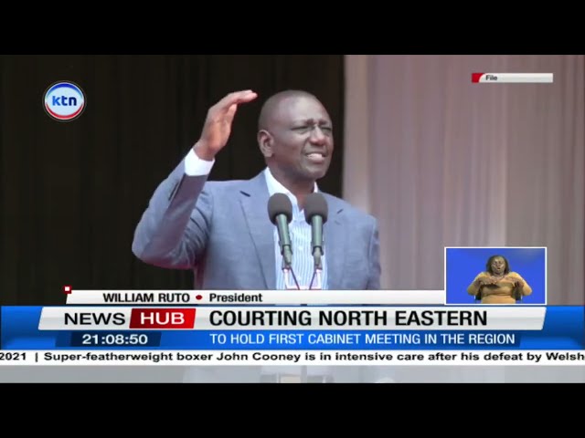 President Ruto set to begin a week long development tour of the North Eastern region on Tuesday