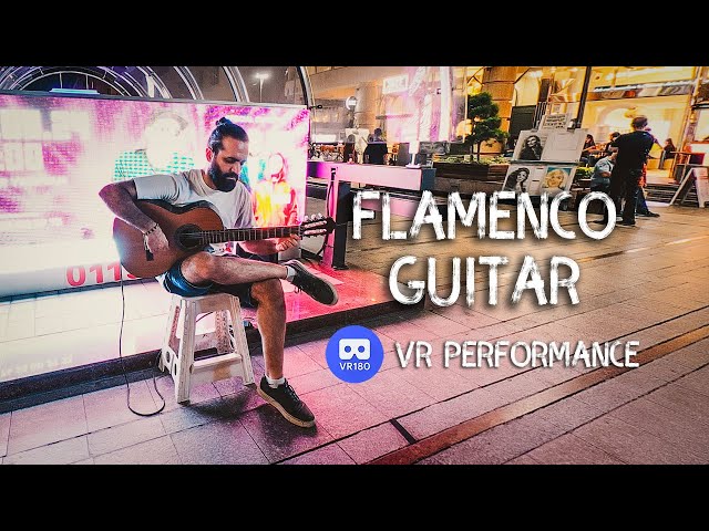 【VR180】Flamenco Guitar on the Streets of Yerevan, Armenia 弗拉门戈吉他 | 8K 60fps