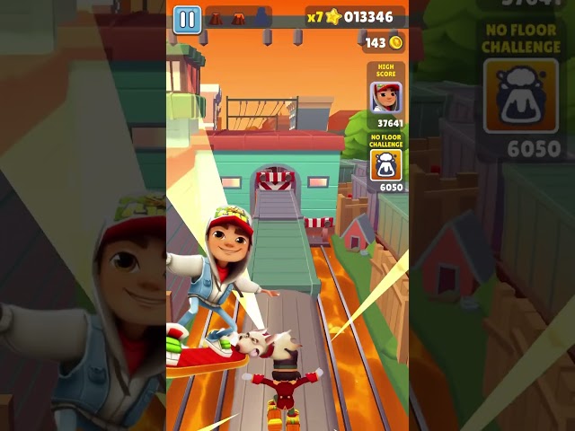 Subway Surfer Gameplay Walkthrough #shorts #mobilegame #subwaysurfers