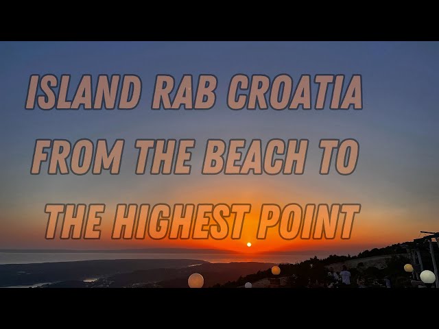 Conquer the Heights: Exploring the Stunning Island of Rab, Croatia | 360° Adventure #rab #croatia