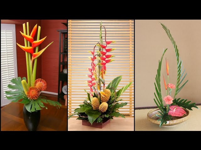 Beautiful Ikebana japanese floral arrangements || Flower arrangement ideas 2020