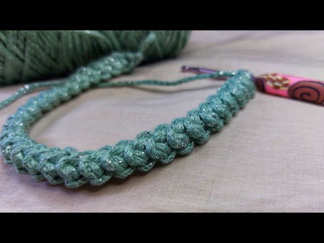 Perfect 👌 💯 How to make a crochet handle, Very Easy for Beginners #pattern #videotutorial