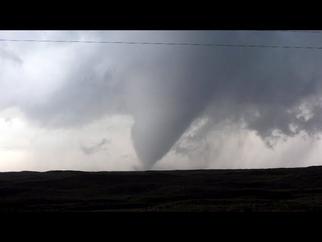 Amazing Tornado near Canadian, TX (From Birth to Death) - May 27, 2015