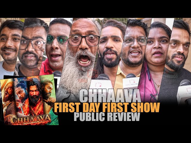 CHHAAVA | Public Honest Review | First Day First Show | Chhatrapati Sambhaji Maharaj | Vicky Kaushal