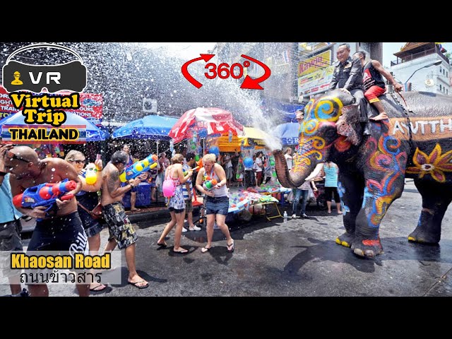 【360° Virtual Trip】Khaosan Road, BANGKOK THAILAND