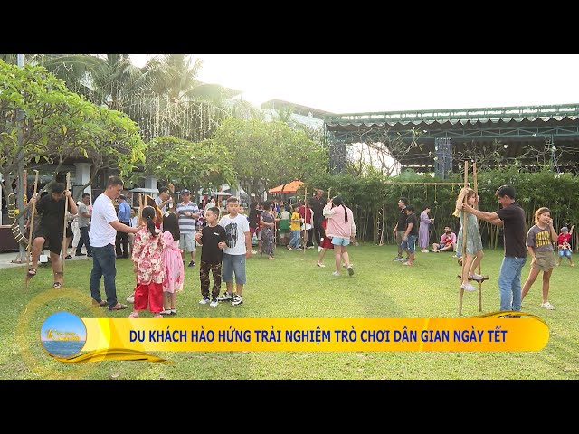 Khởi động ngày mới 2-2-2025 | Du khách hào hứng trải nghiệm trò chơi dân gian ngày Tết