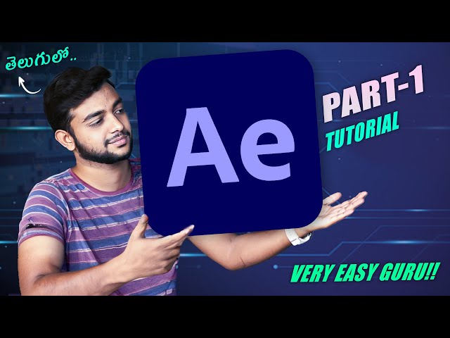 After Effects Tutorial: Step-by-Step Guide for Beginners | Part-1 #aftereffects