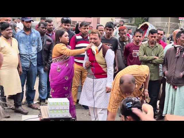 গানের নায়িকা ছবি দেওয়ান হাজার লোকের সামনে গান করলো || Amazing Hocker Silpi Bangla Song