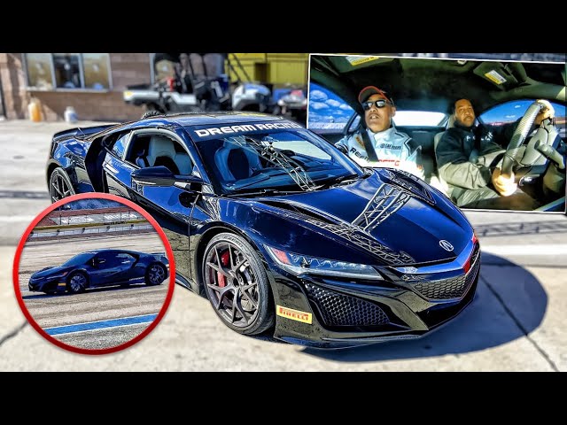 MY FIRST TIME DRIVING A 2022 ACURA NSX ON A TRACK! | DREAM RACING LAS VEGAS